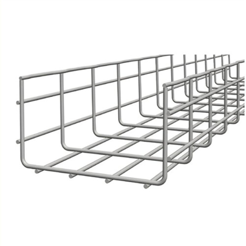 plated steel wire mesh grid cable tray support