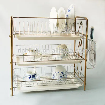 3 Layer Modern Kitchen Dish and Bowl Rack