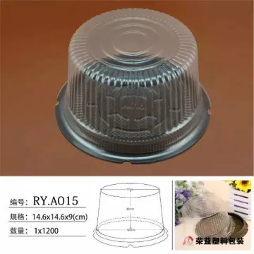 Round Moon Cake Plastic Transparen Blister Box