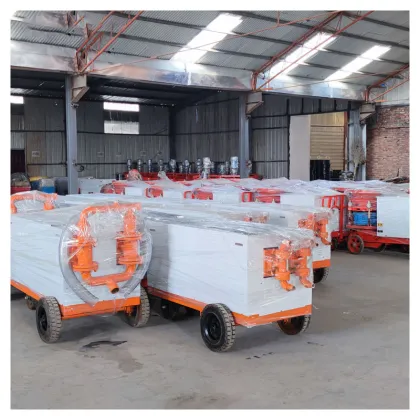 Mini Double Cylinder Hydraulic Cement Pump and Mixer for Concrete and Self-Leveling Applications