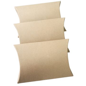 Maßgeschneiderte recycelte Kraftpapierkissenbox