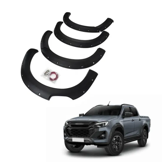 ABS Matte Black Modified Design Arch Fender Flare for Isuzu D-MAX 2024, 2021-2023 Accessories