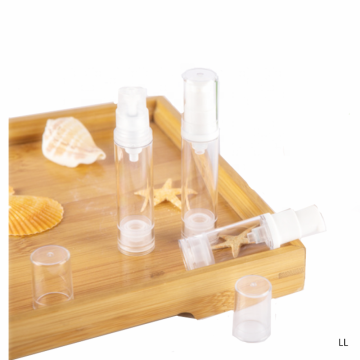 Mini Eye Cream Travel Grootte Vacuüm Toner Containers - Eco -vriendelijke huidverzorgingsflessen set (5 ml, 10 ml, 15 ml)