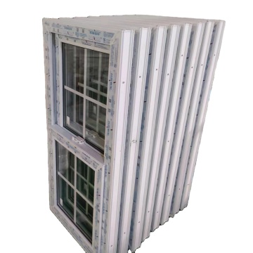 Custom White PVC Double Glazed Sliding Windows