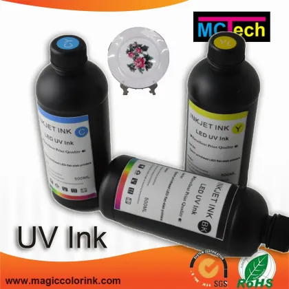 Bottle packing Flexible LED UV ink for Mimaki JFX1631 printer