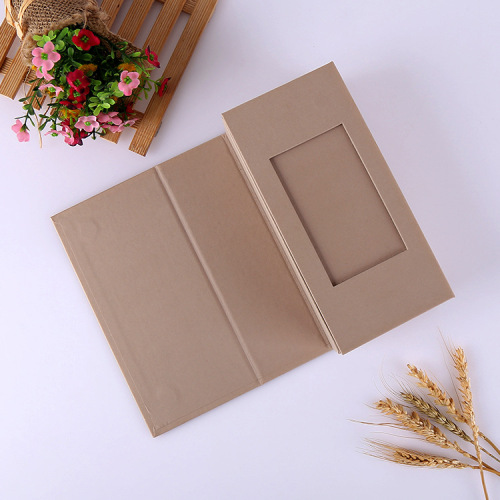 Brown Paperboard Double Double Open Gift Box