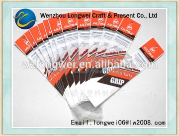 clear custom printed poly mailer bag/opp bag with header