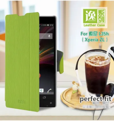 Leather Sony Ericsson Pouch For Sony L35h
