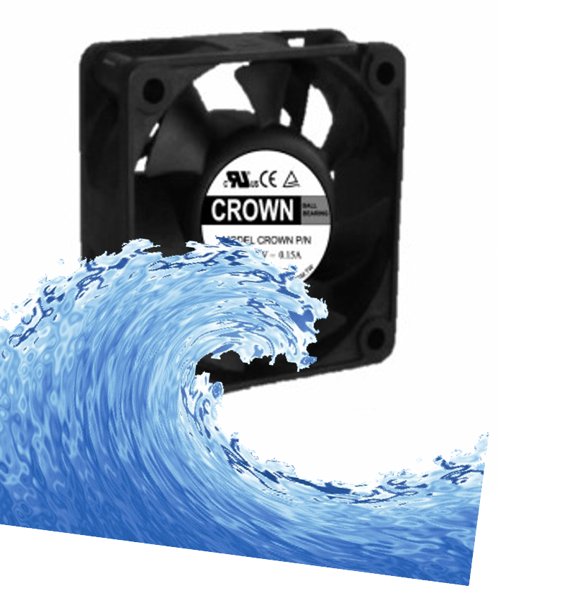 Crown 60x25 Centrifugal DC Blower A3 Industrial Cooling