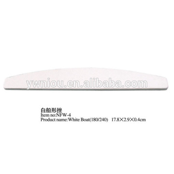 High Quality Half Moon Nail File Personalized Wholesale Nail Files White Nail File