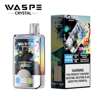 WASPE Crystal 40000 Puffs Double Taste LCD Display