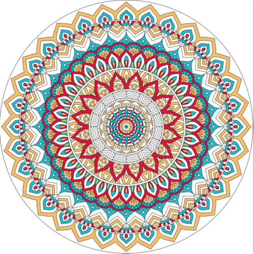 custom cotton beach towel round