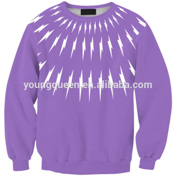 WY24 Printing sexy purple lightning long-sleeved sweater wholesale