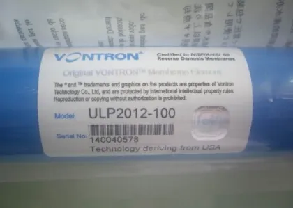 75 GPD Vontron ro membrane water purifier