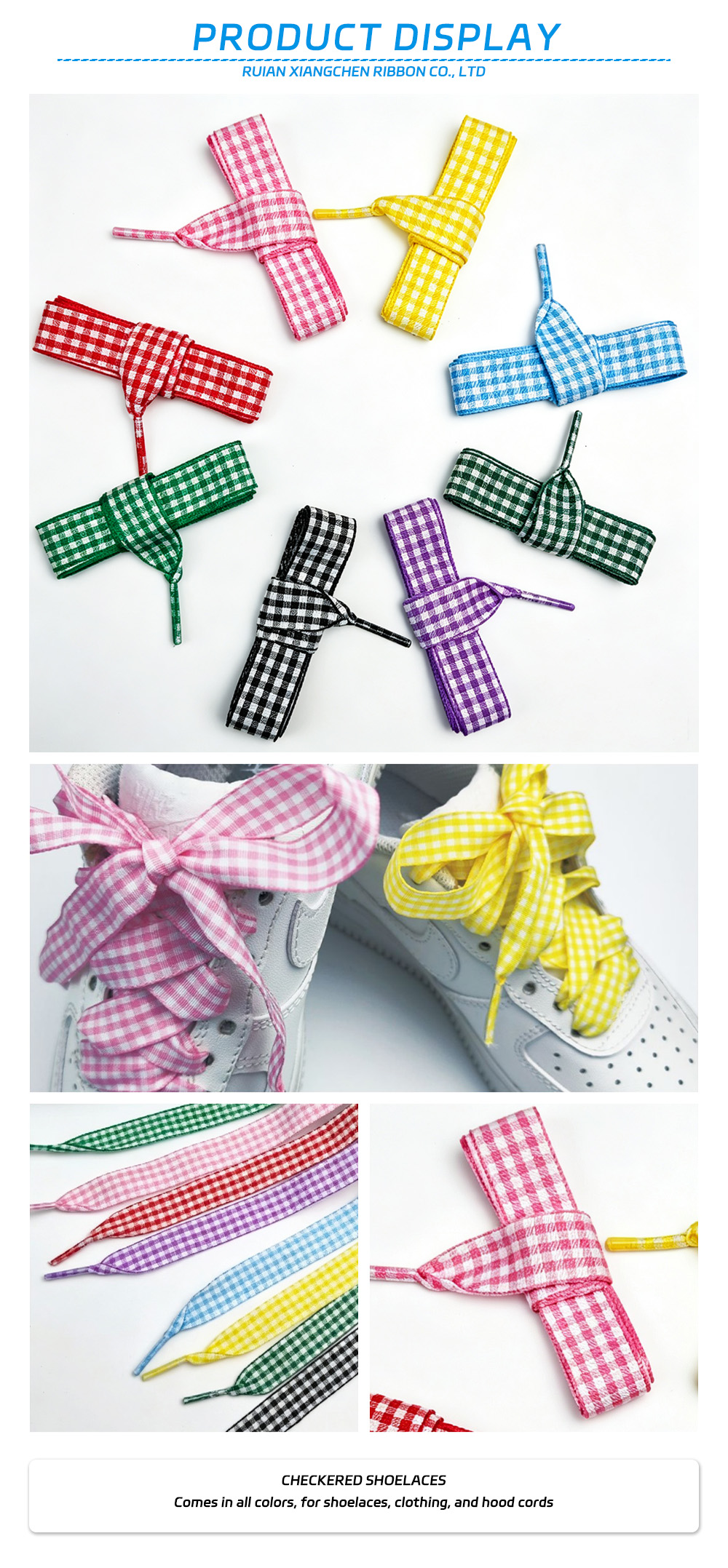 30-Checkered shoelaces x
