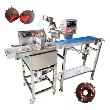 Small Automatic Chocolate Fruit Nuts Coating Machine for Sugar Coating Conveyors