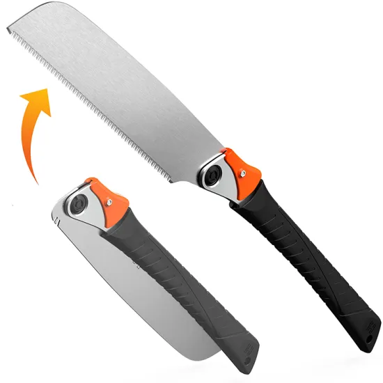 Professional Carbon Steel Camping Saw with Razor-Sharp Foldable Blade and Solid Grip