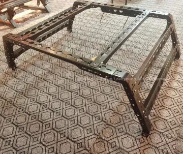 LOVEYOUNG Q235 Steel Adjustable Pickups Racks for Trucks with LED Lights - Heavy Duty Roof Carrier