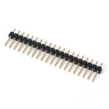 2,54 mm de plástico único de plástico individual 180 grados