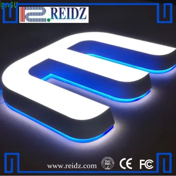 Outdoor big led letter lights sign