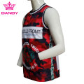 Camou kirasên basketbolê sublimated