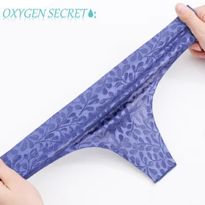 OXYGEN SECRET Multicolor Optional Ice Silk Traceless Sexy Thong