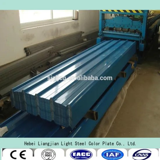 Color coated corrugated steel sheet from China