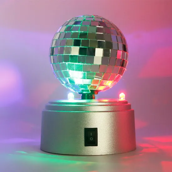 KSWING 3\" Mini Mirror Ball Disco Light: Perfect Addition for Party and Bedroom Decoration