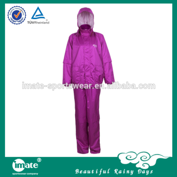 Durable high quality rain coat brand name