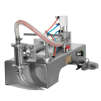 Semi-Automatic 100-1000ml Horizontal Cosmetic Cream and Liquid Filling Machine