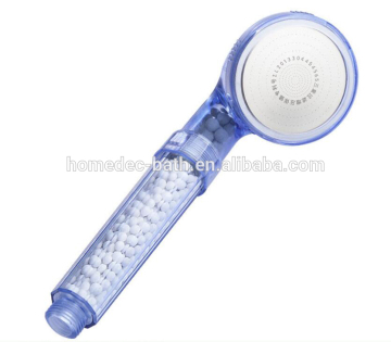 Bath water saving negative ion healthy hand shower head