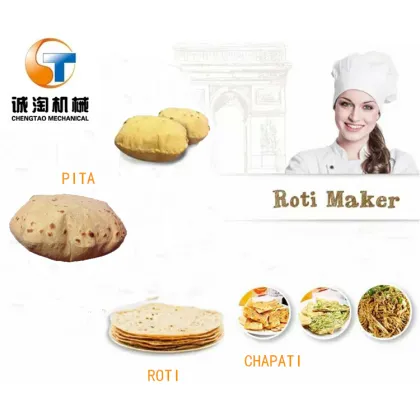 Industrial bread baking fully automatic chapati making machine