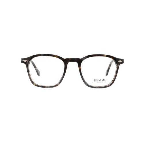 Square Handmade Eyewear Bevel Acetate Optical Glasses Frame