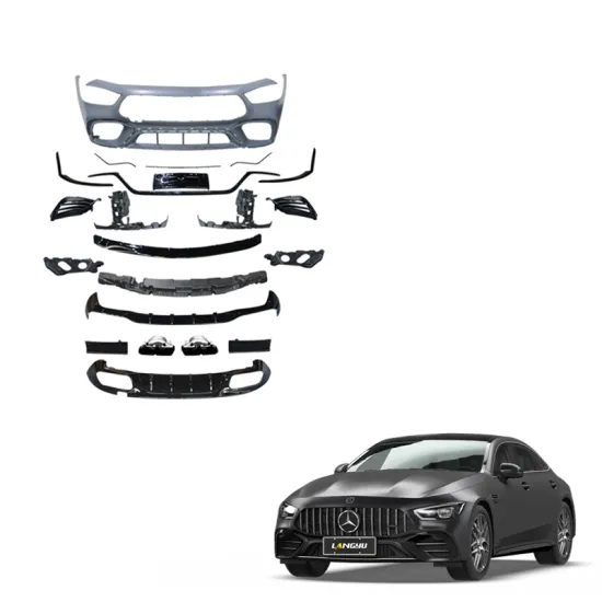 Mercedes-Benz GT AMG Exterior Refit Kits: PP Plastic Bumper Kits for GT50/GT53/GT63S (2019+)