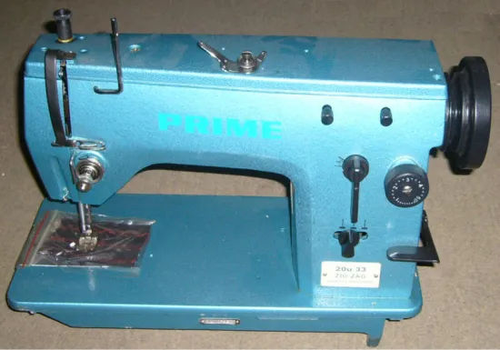 Fashion classic industrial zigzag sewing machine blue
