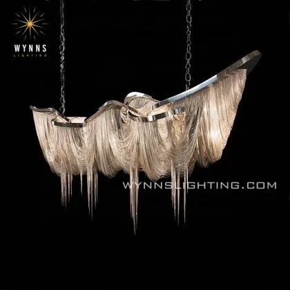 Grand Atlantis LED Pendant Lighting - Dragon Design Tassel Chain Suspension Lamp
