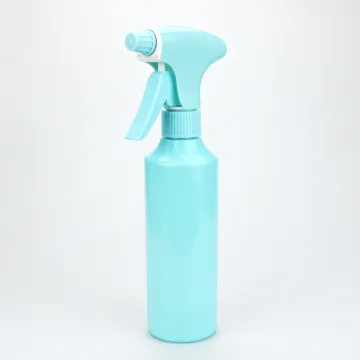 hot sales 350ml green pink color fine mist sprayer bottles continuous spray bottle for hair oil