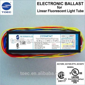 2*54W 347V Electronic Ballast for T5 Fluorescent Lamp