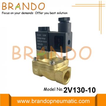 2V130-10 Airtac Type Brass Solenoid Valve 3/8'' 24V