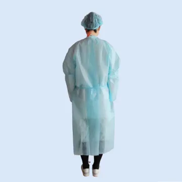 disposable PE Isolation Gown