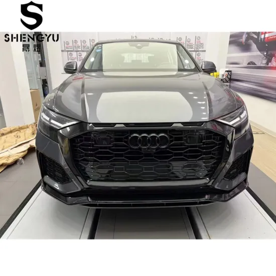 Upgrade Your Audi Q8 2018-2022 with RSQ8 Body Kit - Front Bumper & Grille + Rear Diffuser & Tips
