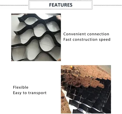 HDPE Gravel Grid Geocells for Driveway and Road Soil Stabilization