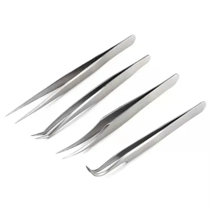 Stainless Steel Eyelash Extension Tweezers - Manufacturer & Makeup Tweezers