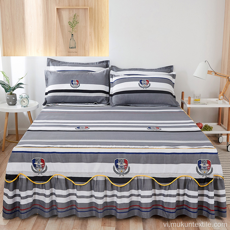 Bedskirts Bedspread trên giường Phong cách