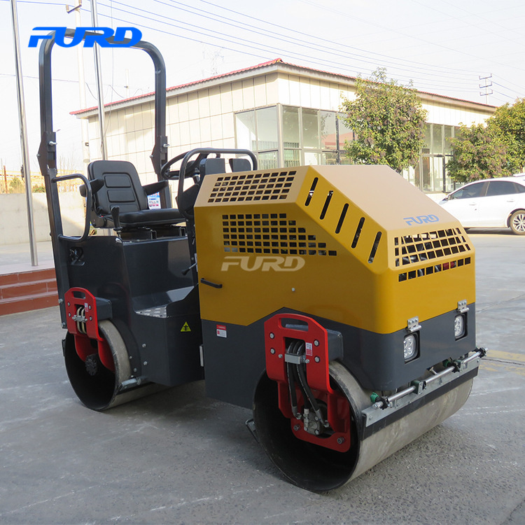 Double Drum Roller Hydraulic Vibratory Roller 1.8 Ton Diesel Engine