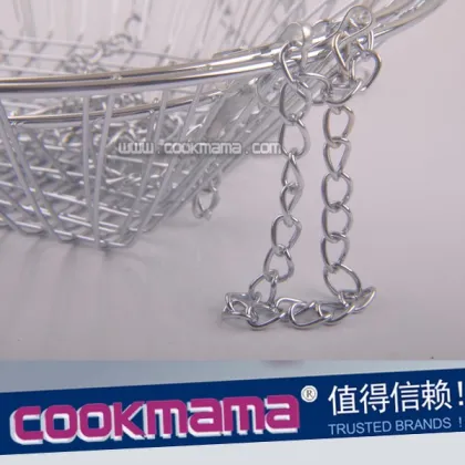 3-tier wire hanging basket,3 tier hanging fruit basket,hanging basket,Chrome