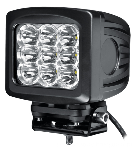High Power LED Fog Light Spot Flood Driving Work Light for Trucks, Tractor, ATV, Boat, 4x4, Pickup (12V/24V, 7\", 90W)