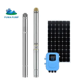 DC Solar Power Water Submersible Pump 12V 48V 0.5HP 1HP 2 Inch