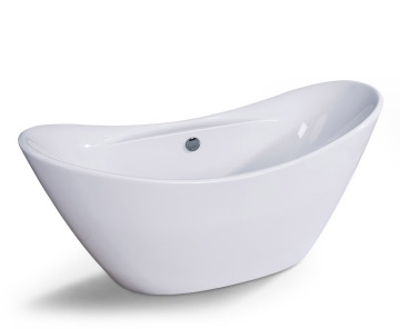 Acrylic double ended freestanding bathtub