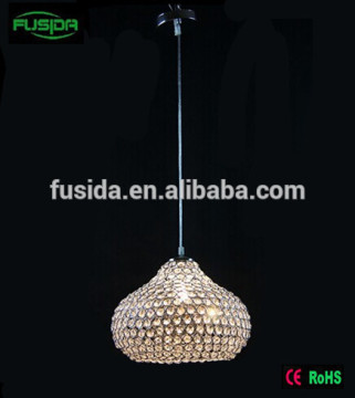Decorative crystal Single chandelier light for Restaurant